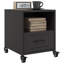 Quinette 36cm W Steel Bedside Table-108085458