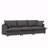 33*27.5" Ottoman Module For Modular Sectional Sofa,Wide Seat,Chenille,2 Colors-861379248
