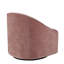 Fauteuil demi-tonneau pivotant de 30 po Casimira-913428635