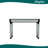 Antique Silver Mirror Console Table with Open Storage