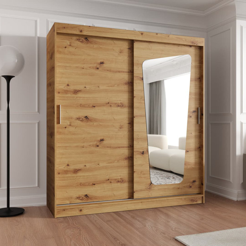 Manufactured Wood Wardrobe, Oak