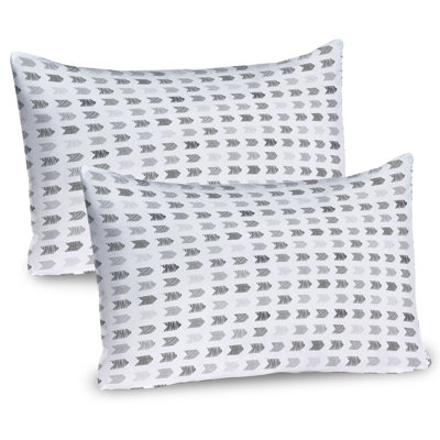 Ambesonne Neutral Pillow Sham 2 Pack Pencil Sketch Style Symbols Charcoal Grey -  pil-2_94421_26x20