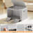 3 packs Clothes Storage Bins with Metal Frame Foldable Storage Box Clothes Organizers Storage Containers for Clothes Sheets Blankets Books Toys Gifts and Holiday Decorations (100L)-1516494578