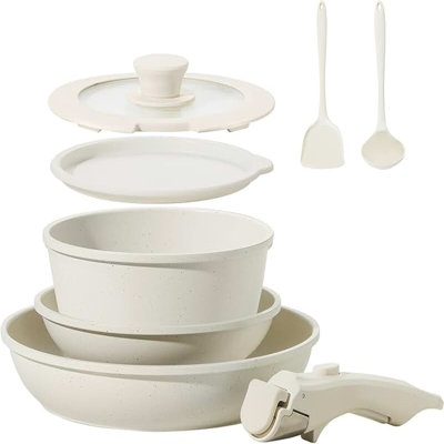 8-Piece Ceramic Non-Stick Cookware Set