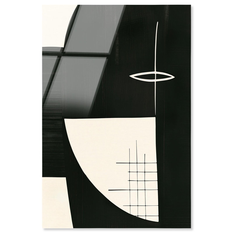 Astralabe I, impression d'art minimaliste par Art Remedy, H 15 po x l 10 po
