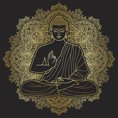 Bubbha Sitting - Wrapped Canvas Print
