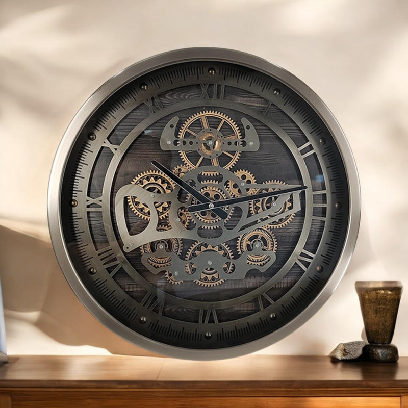 Alisma Metal Wall Clock