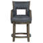 Sidecar Upholstered Stool with Solid Wood Frame-59137869-59137928-59138179
