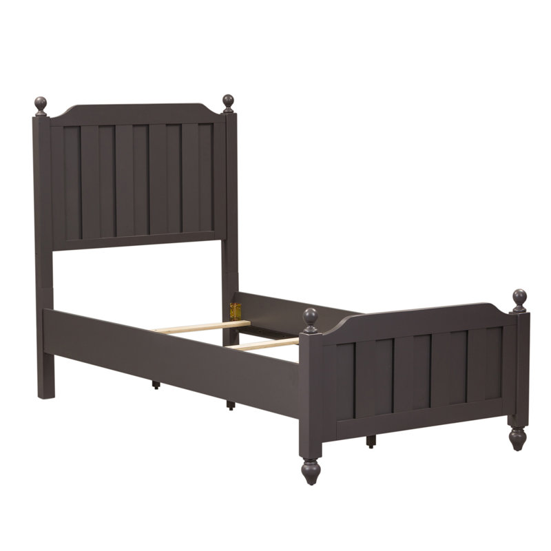 Droskyn Panel Bed by Three Posts™, Gray, Twin