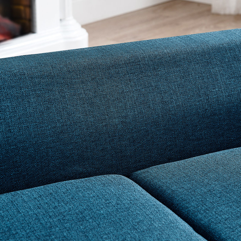 Modern Blue Pet Couch For Big Dogs - Soft Cushion, & Luxury Medium Large Dog , With And , Cushion Stable Construction, Blue