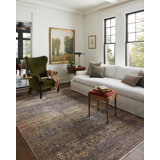 Jean Stoffer x Loloi Bradbury Ink / Multi Area Rug