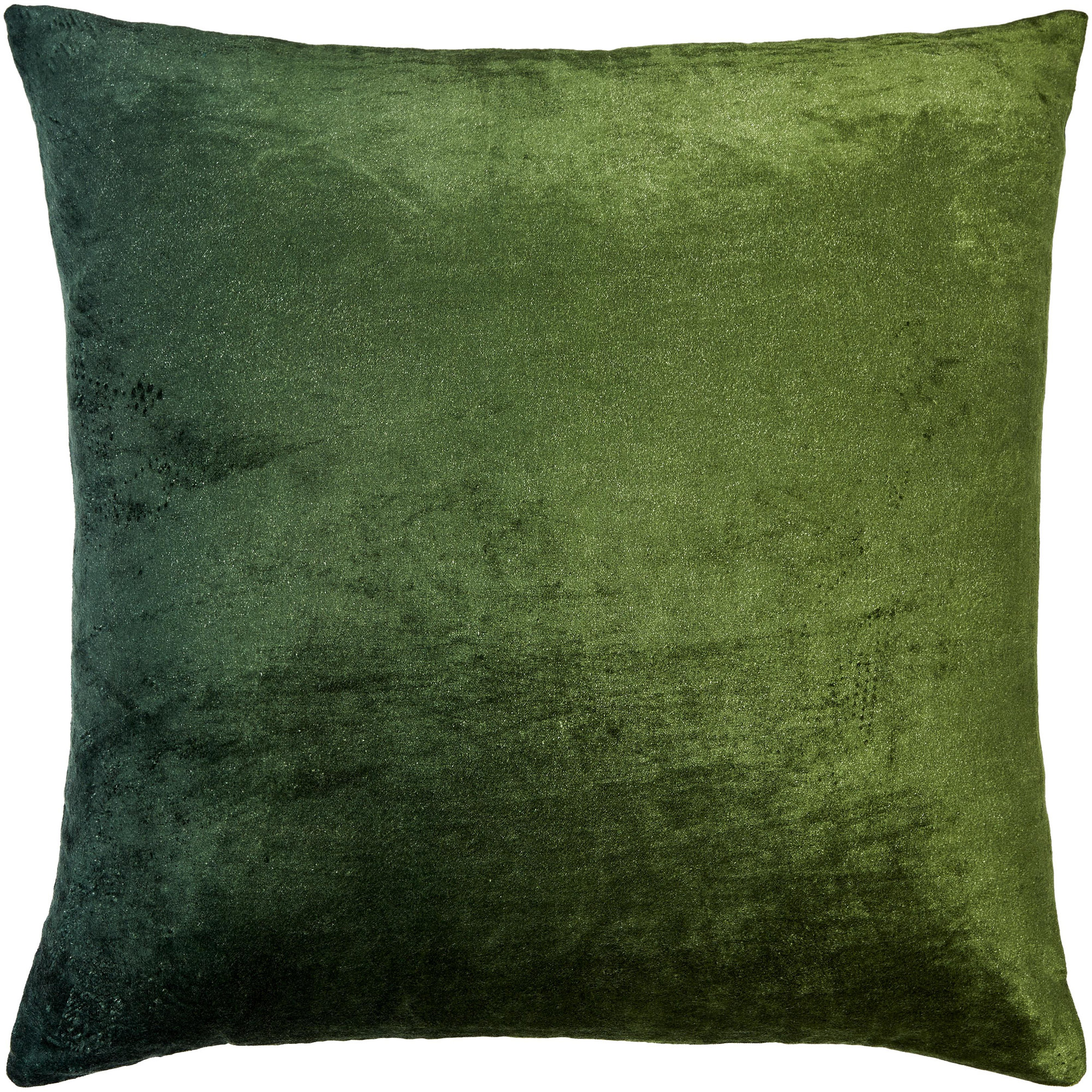 Theodosia 100% Viscose Throw Pillow, Pillow Cover Only - No Insert, 22" x 22", Dark Green