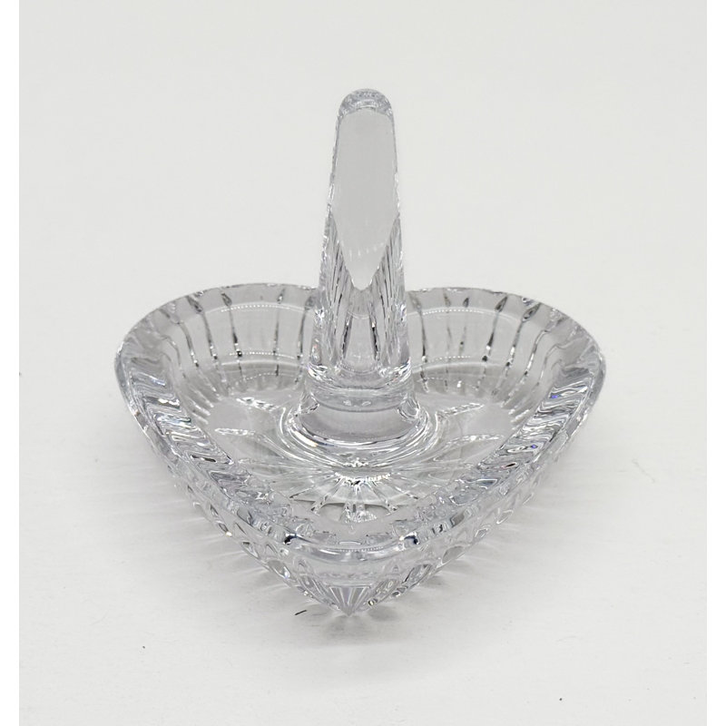 Waterford 1058311 Giftology Heart Ring Holder, 3in, Clear Color