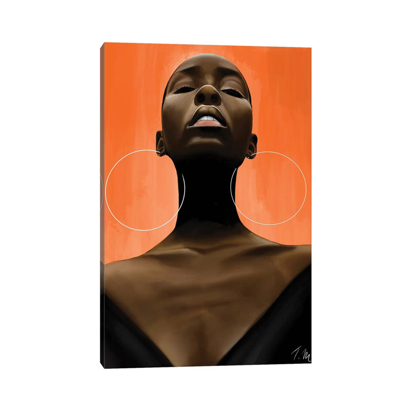 Monarch by Tafari Mills - Print on Canvas, 20.32 cm H x 30.48 cm W, Wrapped Canvas