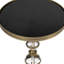 Table d'appoint à piédestal rond en granite 12 po Francies