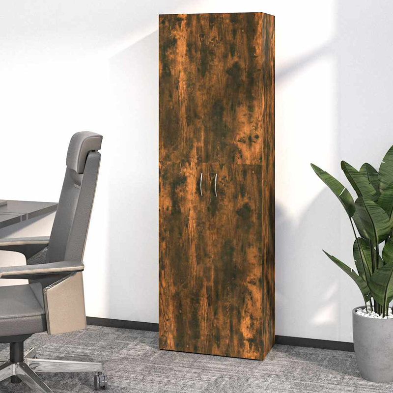 Herwig 4 -Door 5 -Shelf, Smoked Oak