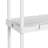 Gracious Living Knect A Shelf Light Duty 3 Shelf Interlocking Storage Unit,White