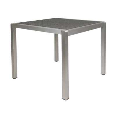 35" Square Patio Table For Outdoor Eating - Aluminum, Top , Elegant Design, , Easy Assembly Process Aluminum Frame With Stylish Element, Weather , Included