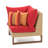 Tullio 7 - Person Patio Conversation Set with Sunbrella® Cushions-1541574236