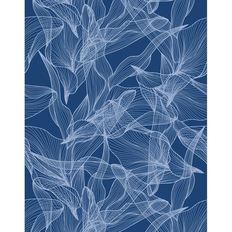 Espenson 7m x 75cm Wallpaper Roll, Navy