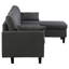Canapé modulaire réversible en lin 50,4 po-664502502