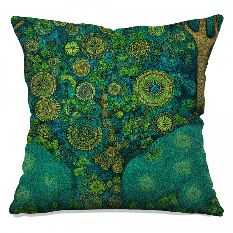 Coussin Tree, 26 x 26 inches