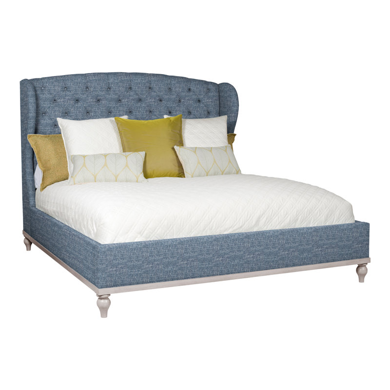 Emma King Bed, Tuck Metal, Dove Gray, No