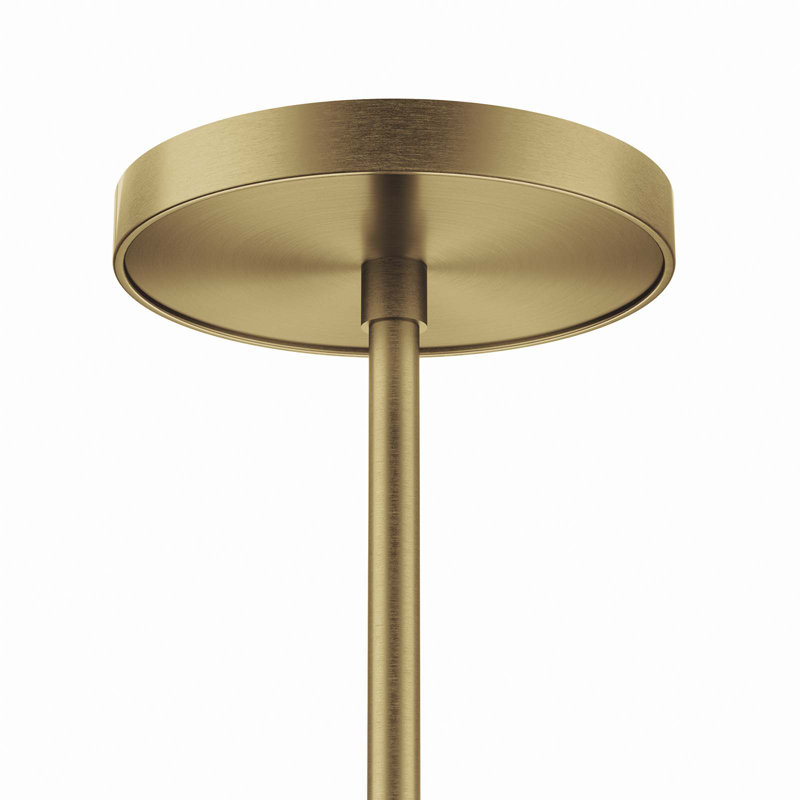 Modway Mercer 4-Light Pendant Light, Satin Brass