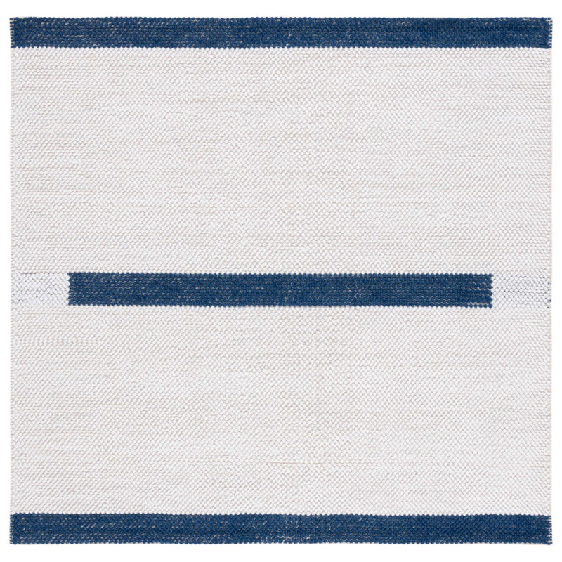 Natura Flat Weave Wool Rug, Square 6'