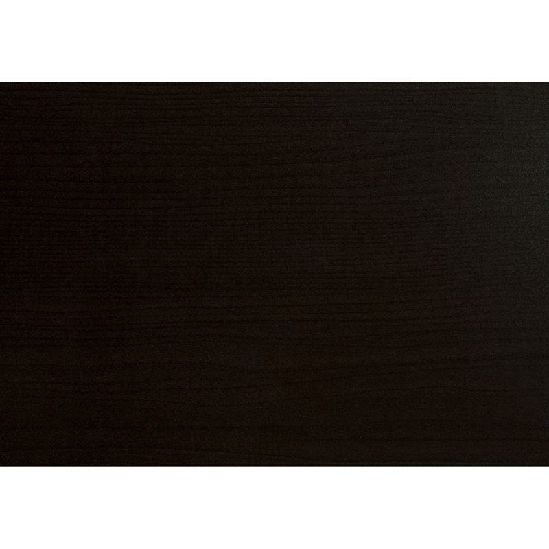 Table rectangulaire de 60 po pour la salle à manger - Stratifié brun avec pieds en métal, plateau de cuisine attrayant, moderne et accrocheur