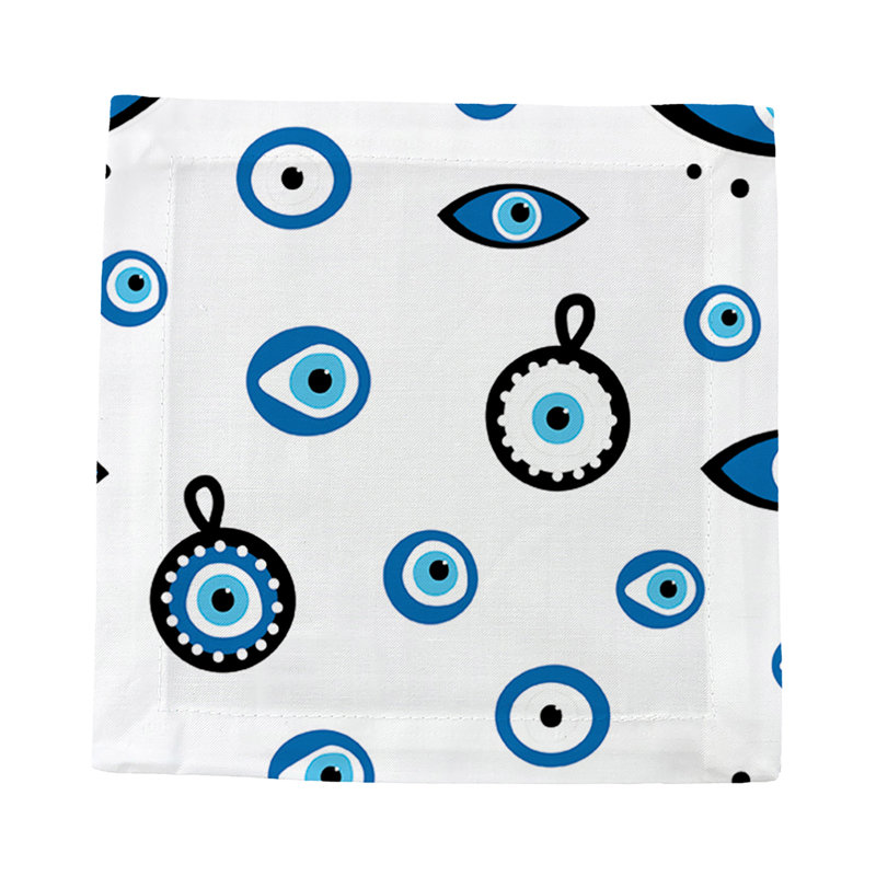 Eye On You Cotton Sateen Cocktail Napkins