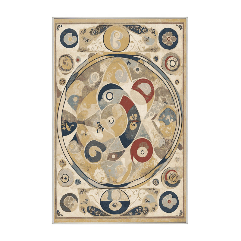 Jazzy Swing Rug, Rectangle 8' x 10'