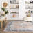 Demarcus Medallion Runner Rug for Living Room Bedroom Dining Room Entryway Hallway Kitchen, Rust/Blue-939977090