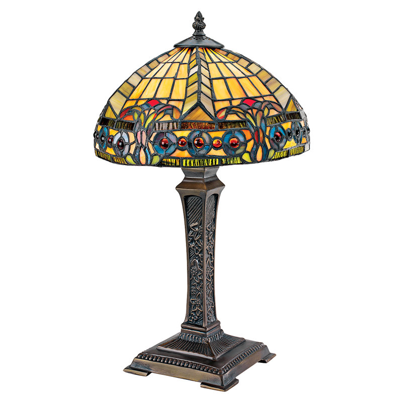 Akshara Stained Glass Table Lamp
