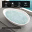 Baignoire de trempage autoportante 63 po x 37 po