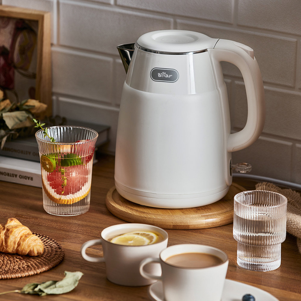 Bear Electric Kettle, Rapid-Boil Water Boiler, Stainless