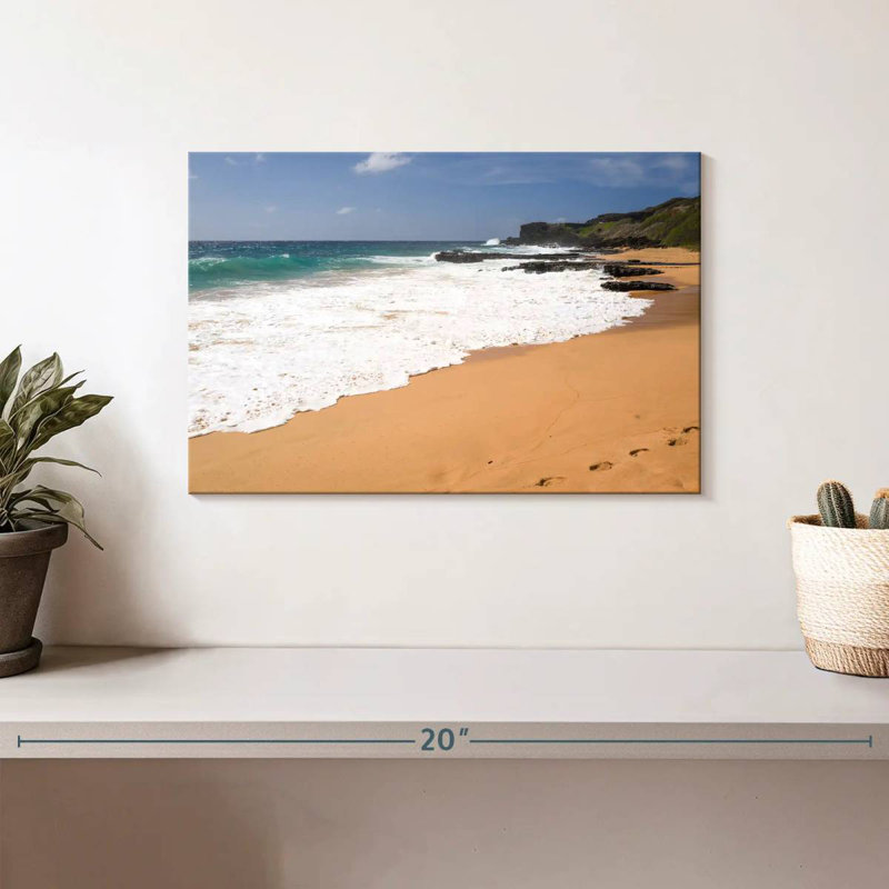 Oahu Beach, 8" H x 12" W
