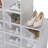 Shoe Storage Boxes 18 Pack Clear Plastic Stackable