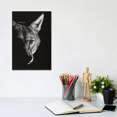 Black Glimpse VI 1 Piece Wrapped Canvas Wall Art