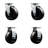 5 Inch Phenolic Caster Set with Ball Bearings 2 Swivel 2 Rigid SCC