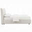 Mobilier de chambre à coucher contemporain contemporain en bois d'hévéa massif beige