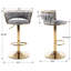 Ensemble de 2 tabourets de bar pivotants en velours noir (ensemble de 2)-1379079287-1397216875