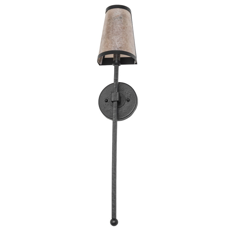 Rustic Lodge Wrought Iron Wallchiere