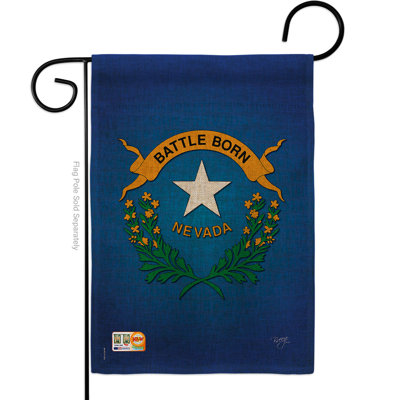 Double Sided 18.5'' H x 13'' W Burlap Garden Flag