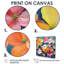 Rose, orange, vibrant, cornouiller II - cornouiller, art mural-227926560-227926620