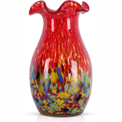 Vase décoratif en verre