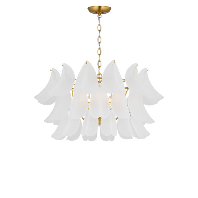 32 Chandelier, Burnished Brass