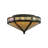 Rustic Lodge Glass Flush Mount