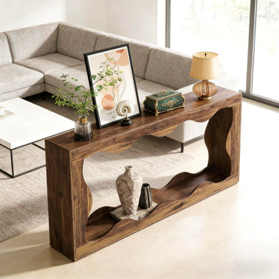 Table d'entrée de style moderne, console industrielle, table basse