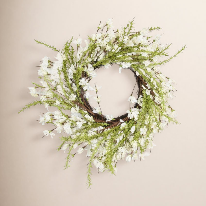 26" Forsythia Spring Wreath